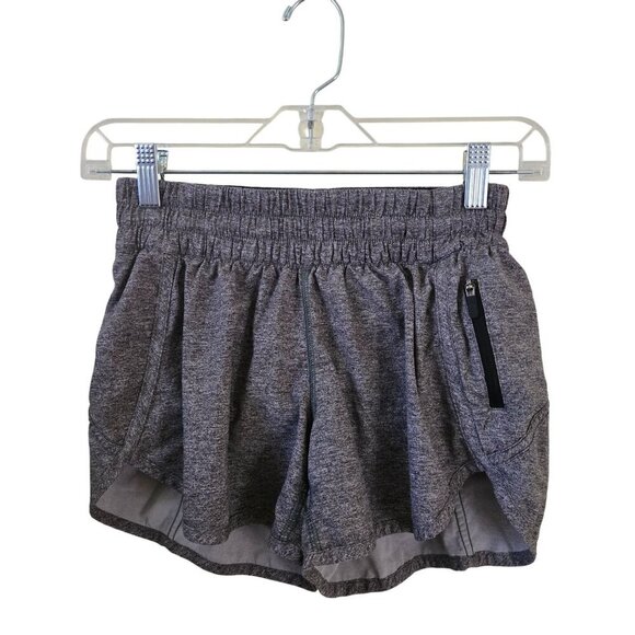 Lululemon Heather Gray Tracker Shorts Size 6 - Picture 2 of 5